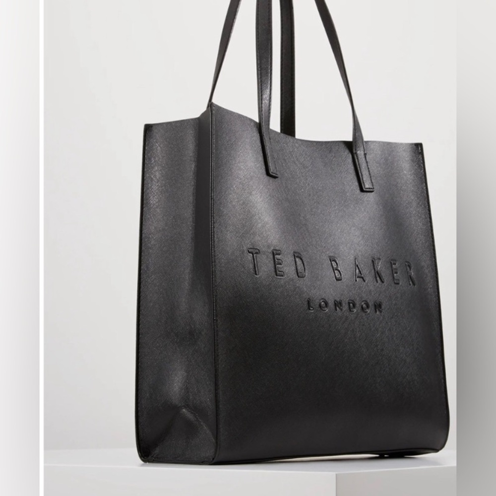 TED BAKER LONDON Black Tote Bag NWT 🖤👜🏷️ - Picture 5 of 8
